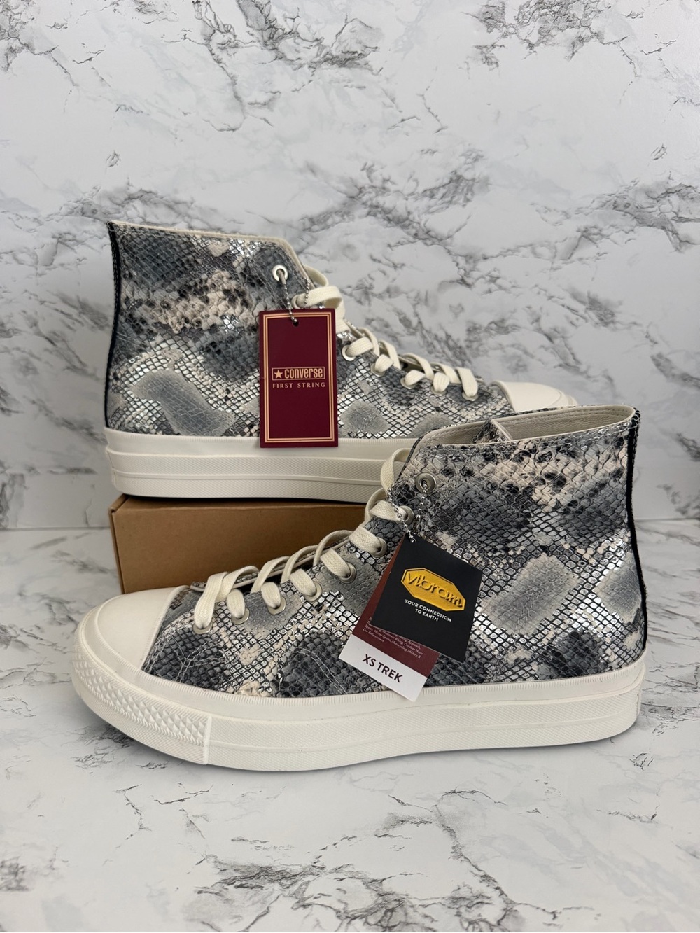 Converse First String Chuck Taylor Snakeskin High Top Shoes All Star Men Size 13